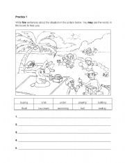 English Worksheet: Sentence Construction