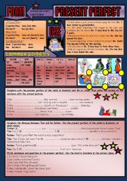 PRESENT PERFECT AND COMMON PARTICLES