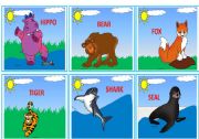 --- WILD ANIMALS --- FLASHCARDS 2/3