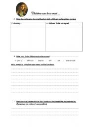 English worksheet: Interview with a vampire (Claudia) 2