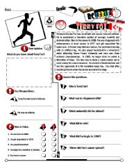 English Worksheet: RC Series_Canadian Edition_09 Terry Fox  (Fully Editable) 