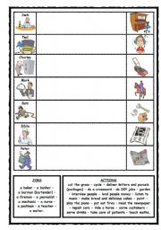 English worksheet: present simple vs present be + ing (continuous)