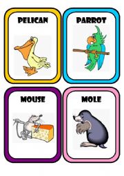 English worksheet: Animals * Part 4