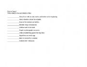 English Worksheet: Harry Potter Fact or Fantasy