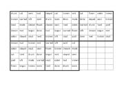 English Worksheet: Past Participle Bingo