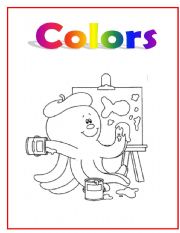 English worksheet: colors