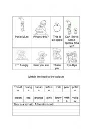 English Worksheet: Can I have some apples,please?