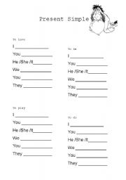 English Worksheet: Present Simple