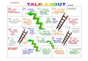 English Worksheet: Snakes and ladders n 4 ( teens and young adults )