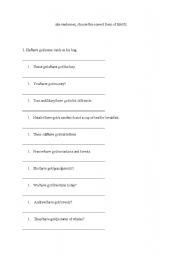 English Worksheet: have got has got