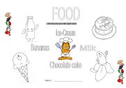 English worksheet: Food