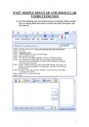 past simple regular and irregular verbs