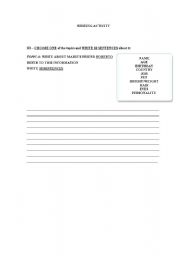 English Worksheet: Test 5th grade