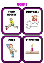 English Worksheet: Sports * Part 2 *