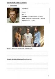 English worksheet: TV series 