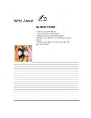 English worksheet: My Best Girlfriend