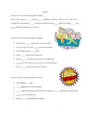 English worksheet: Articles worksheet 
