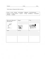 English worksheet: Places 