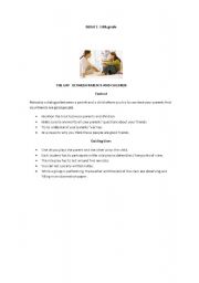 English Worksheet: The gap between parents and children
