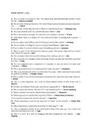 English Worksheet: passive (passaparola game)