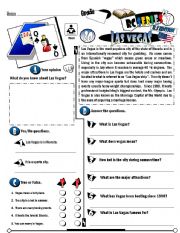 English Worksheet: RC Series_U.S Edition_20 Las Vegas (Fully Editable) 