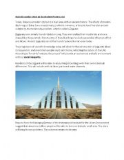 English Worksheet: Ancient Societys Effect on the Modern World (Core) UAE Curriculum