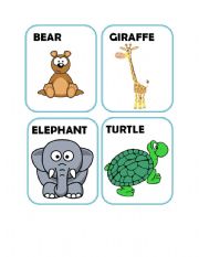 Animal Flashcards Part 1