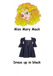 English Worksheet: Miss Mary Mack