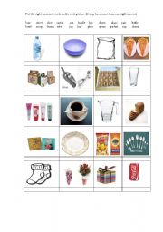 English Worksheet: Measure words exercise