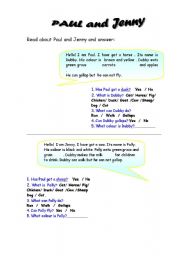 English worksheet: farm animals