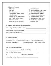 English Worksheet: lets go 5 unite 5,6 