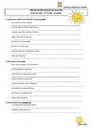 English worksheet: Present Simple or continuous