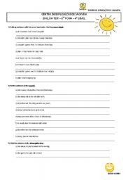 English Worksheet: Present Simple or continuous