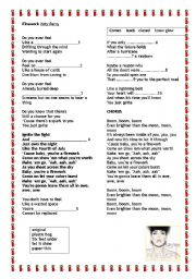 English worksheet: Firework by Katy Perry