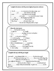 English Worksheet: Grammar