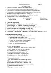 English Worksheet: Test on Passive(Simple)