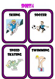 English Worksheet: Sports * Part 4 *