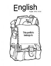 English Worksheet: ENGLISH PORTFOLIO