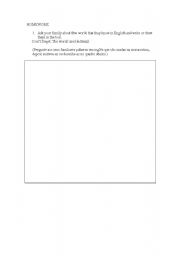 English Worksheet: introduce