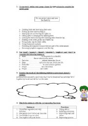 English Worksheet: save the earth 9th form Tunisian Pupils (part 2)