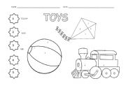 English Worksheet: TOYS