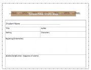 English Worksheet: Dreamtime story map