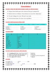 English Worksheet: 9th form review/consolidation/ round up session