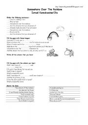 English Worksheet: What a wonderful world