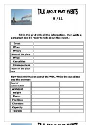 English Worksheet: 9/11     nine eleventh