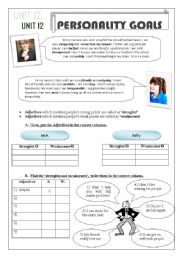 English Worksheet: personality