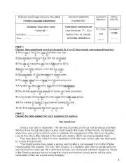 English worksheet: CHALLENGING TASK