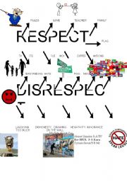 English worksheet: Respect