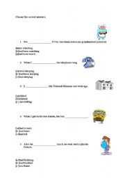 English worksheet: Past Tenses