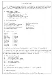 English Worksheet: General vocabulary